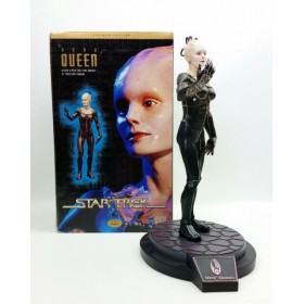 Star Trek Latinum Edition Reina Borg 30cm fundido en frío con certificado de autenticidad